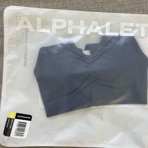 Alphalete amplify Sports Bra XXS Oceana - Picture 3 of 3